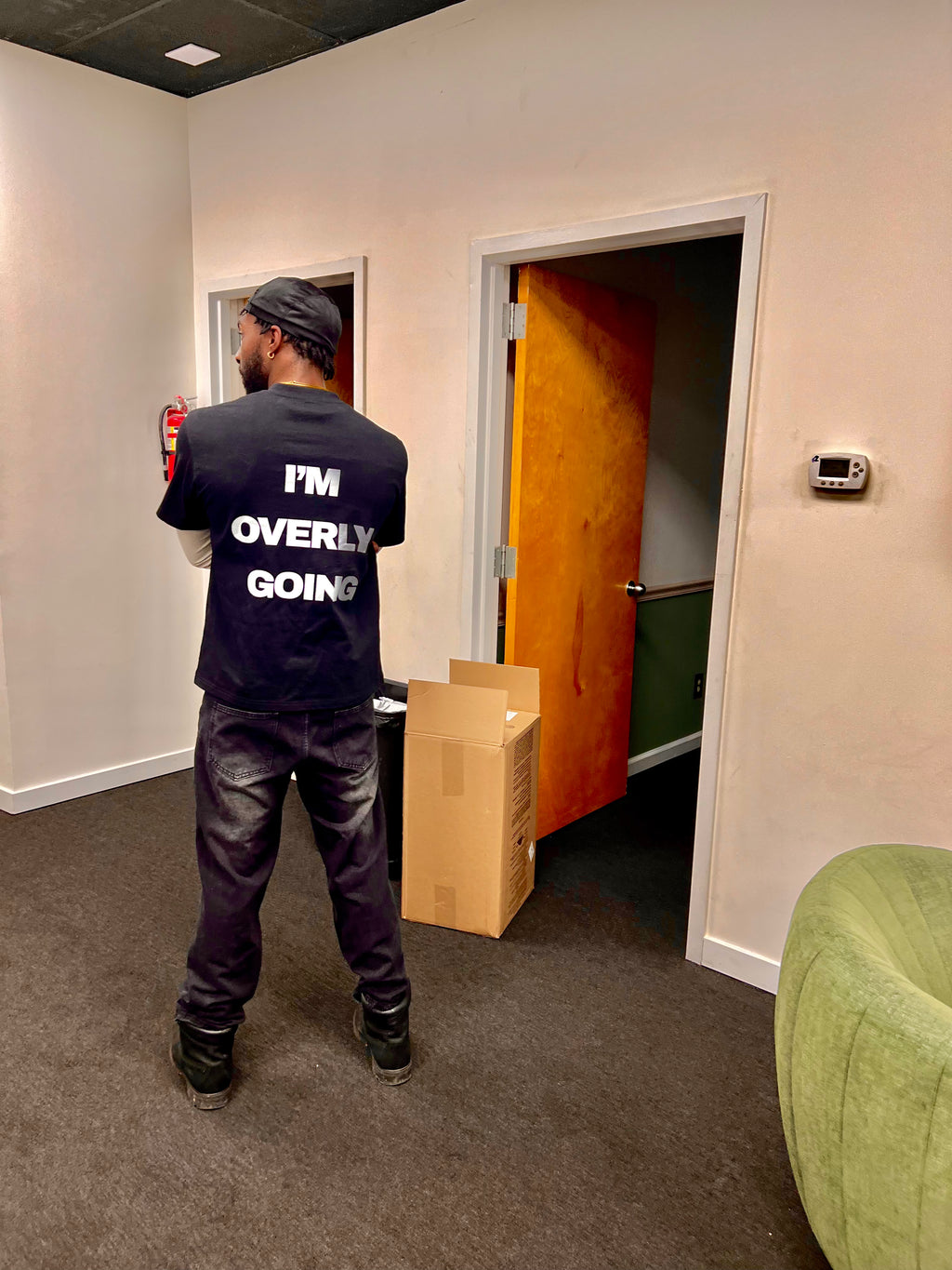 RTF Overly Going Drop Shoulder T-shirt