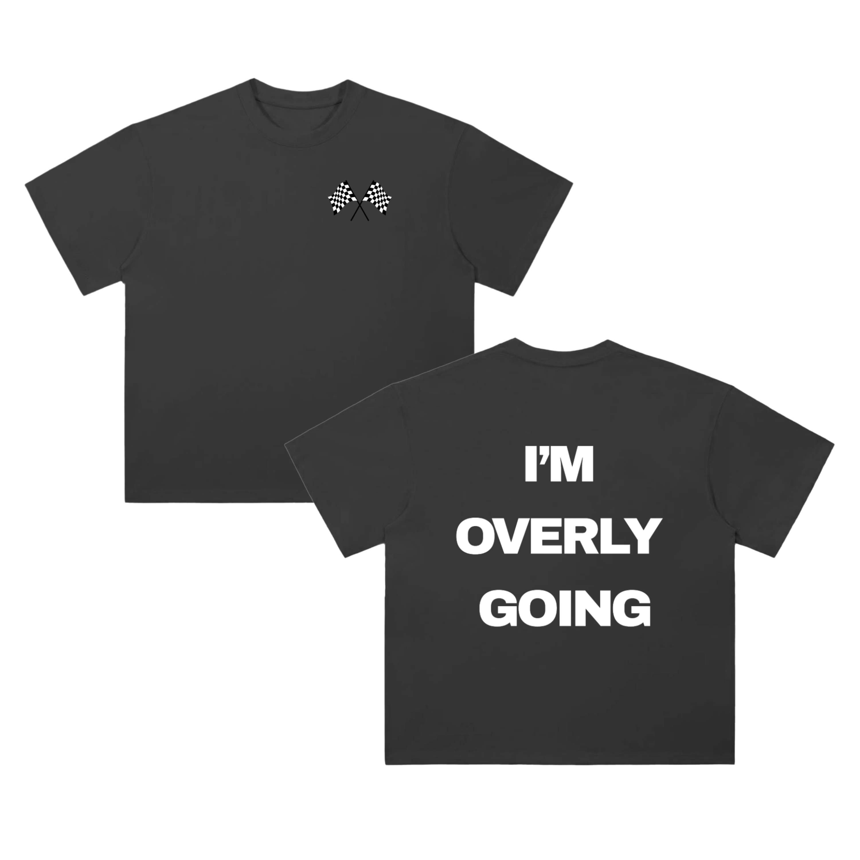 RTF Heavyweight Drop Shoulder Black Tee
